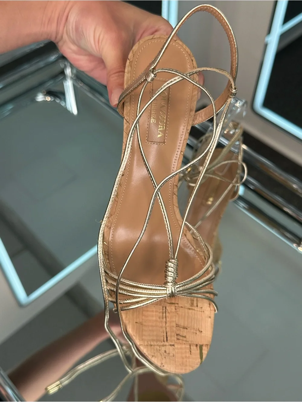 Aquazzura Whisper 85 Wedge